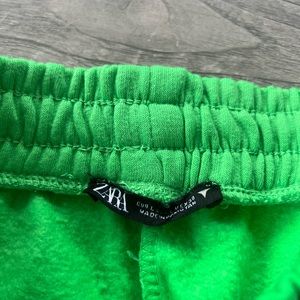 Green Zara Jogger Trousers